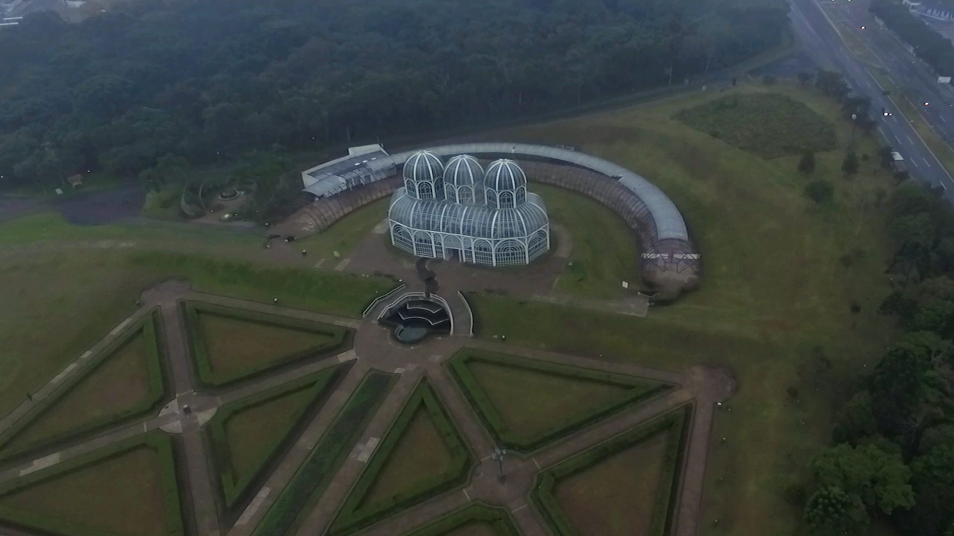 Fotografia Aerea Drone Jardim Botanico Curitiba